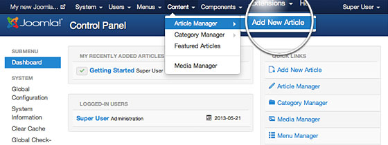 add article